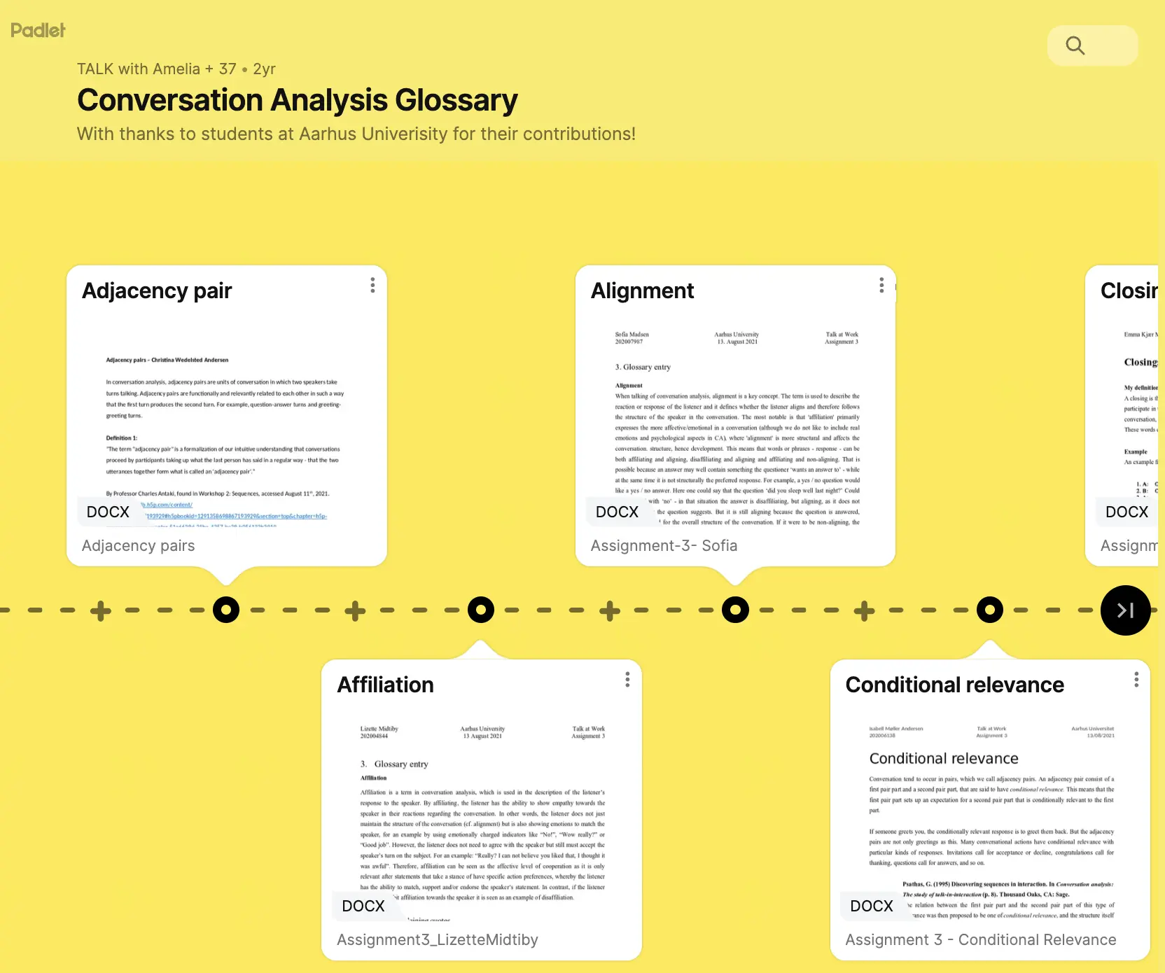 CA Glossary